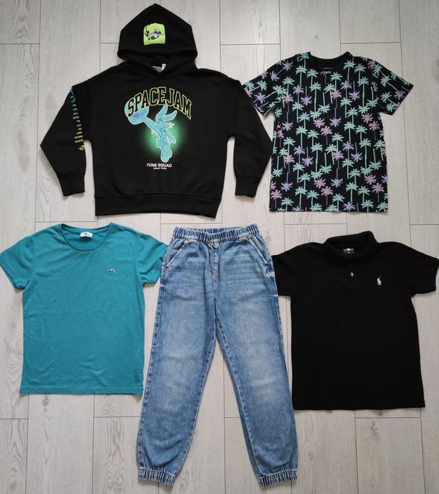 Пакет фірмового одягу ZARA, Next, The North Face 9-10р (140)