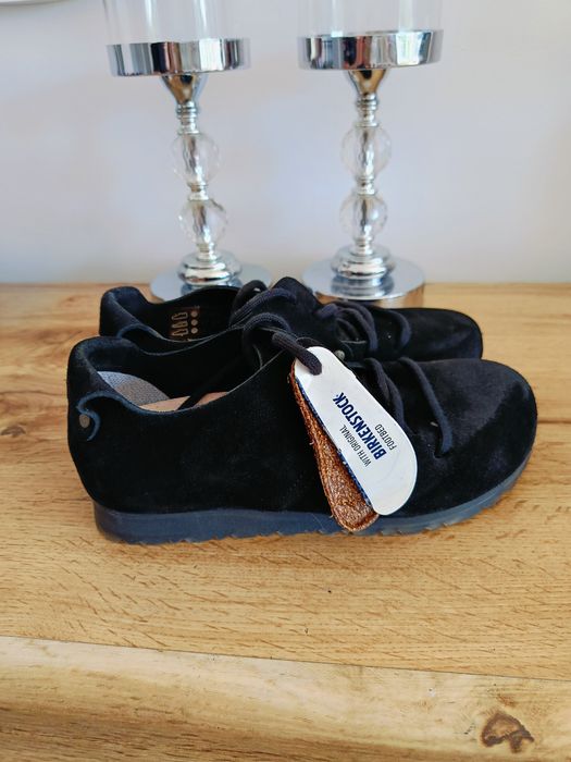 Buty birkenstock 36 czarne skórzane nowe