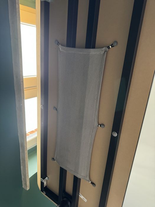 Biurko regulowane duże 140x60 Ikea Bekant regulowana wysokość