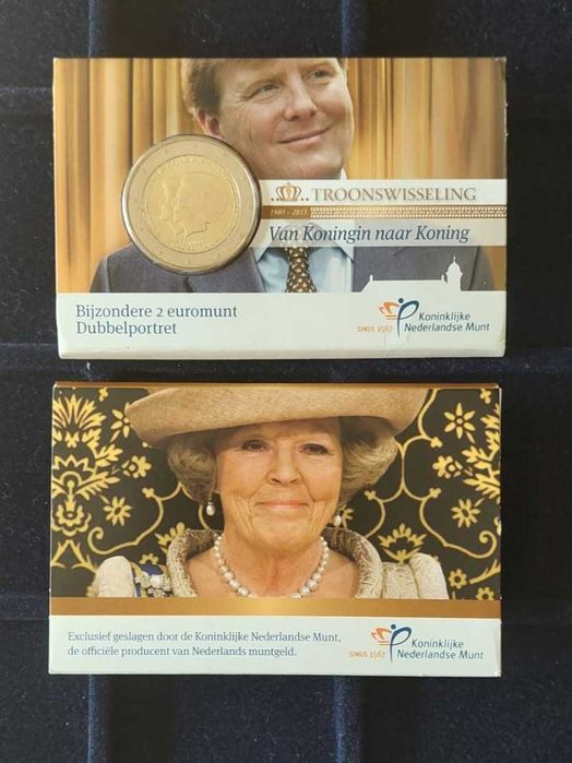 Países Baixos - Moeda 2 € - 2013 Coroação do Rei Willem-Alexander