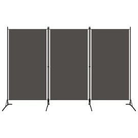 Parawan antracytowy 3-panelowy  260x180