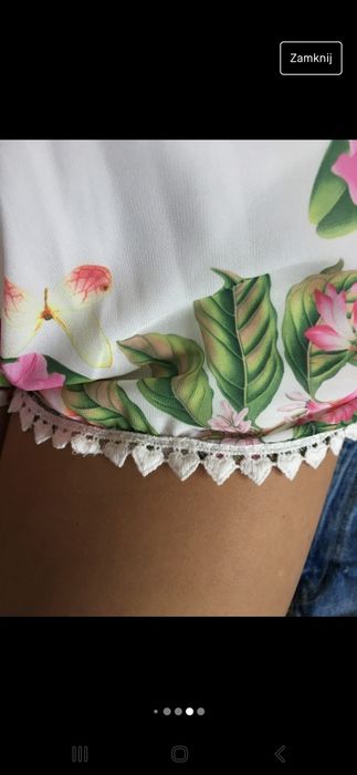 Kwiatowy kombinezon lato xs