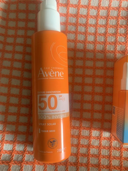 Protetor solar e serum
