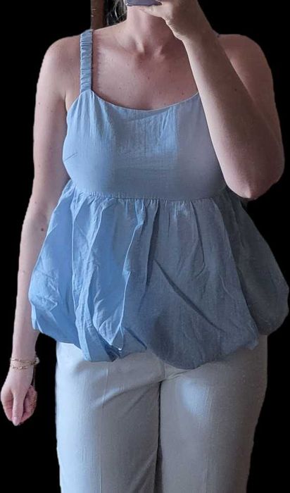 Топ літній блакитний