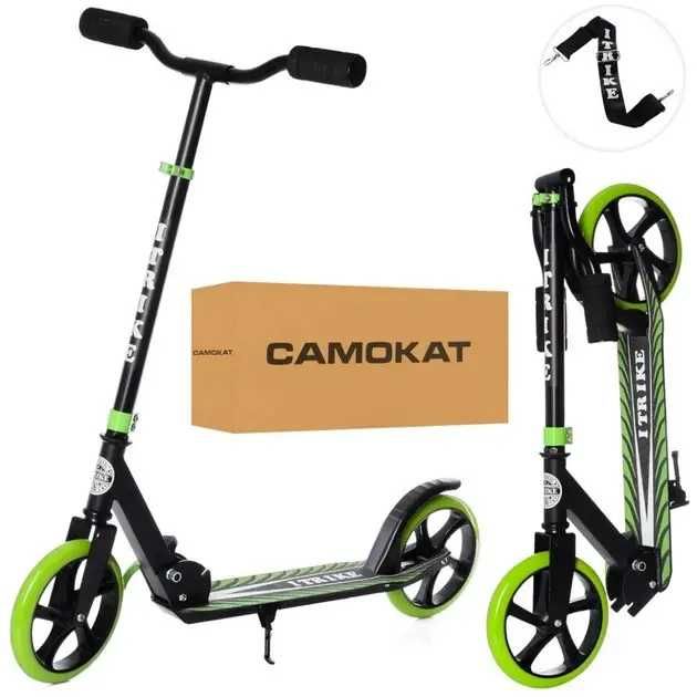 Самокат двоколісний iTrike ПУ 200 мм Різні кольори (SR 2-010-10-W-BL)