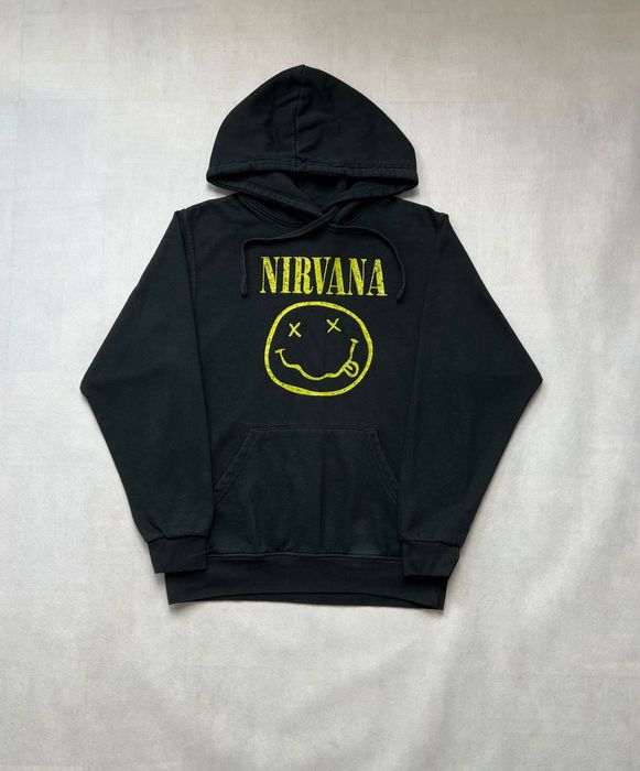 Bluza Nirvana big logo black vintage