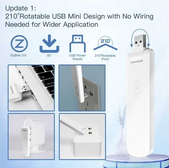 Centrala Bramka Zigbee Bluetooth WiFi USB BLE Tuya Smart Life