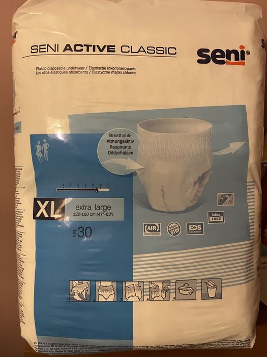 Sprzedam pieluchomajtki! 2 opakowania po 30 sztuk!