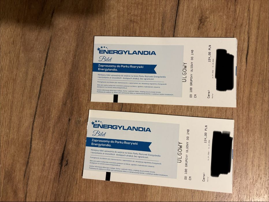 Bilety Energylandia