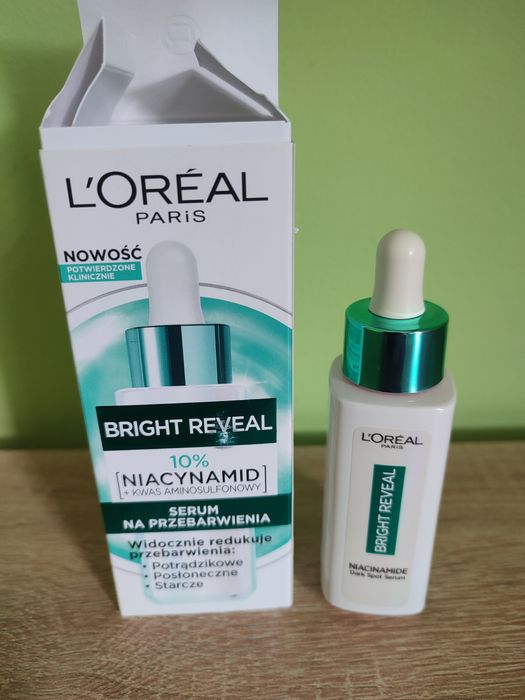Zestaw Loreal Bright Reveal Serum 30ml + Fluid 50ml
