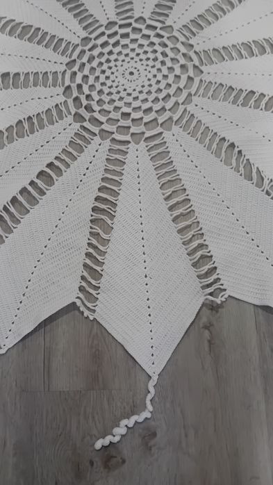 Toalha redonda em renda