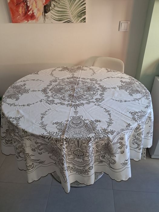 Toalha de mesa redonda
