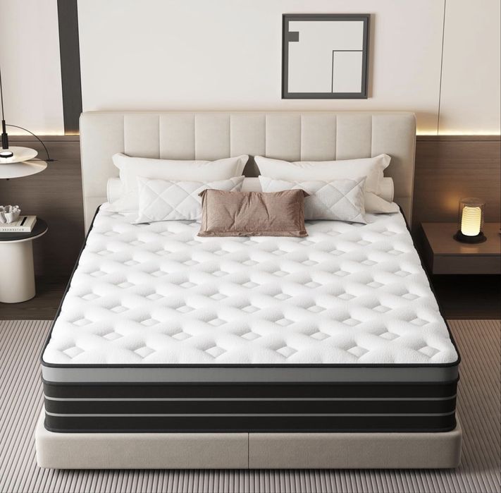 Cama Box Corpo e meio 120x200 e colchão Novos
