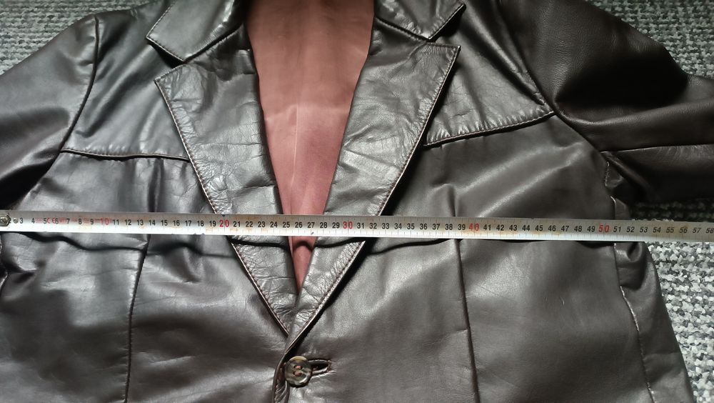 Marynarka męska skórzana