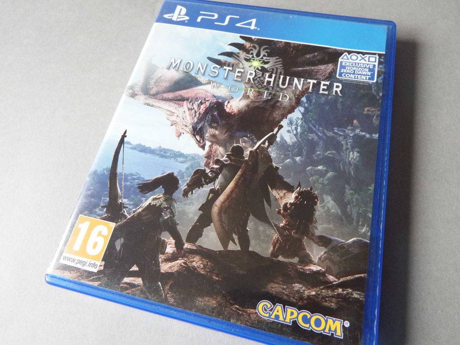 MONSTER HUNTER WORLD PS4 Playstation 4 ANG stan bardzo dobry