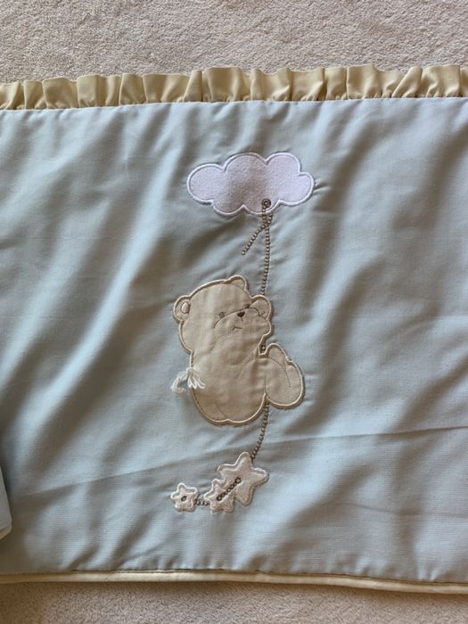 Edredão+Resguardo grades+ Almofada da marca Laçinho Bébé