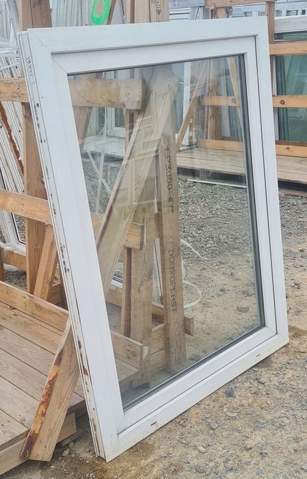 OKNO KacprzaK 112X138 OKNA Używane Plastikowe PCV Białe Lider Okna OLX