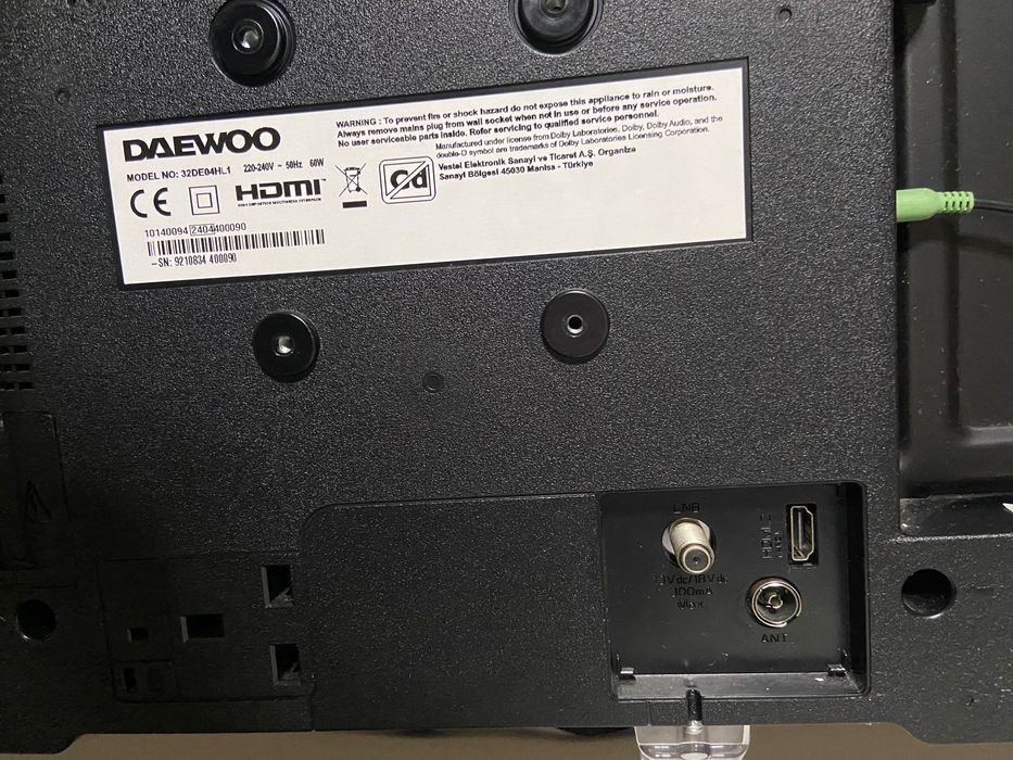 Tv DAEWOO 32 Polegadas HD