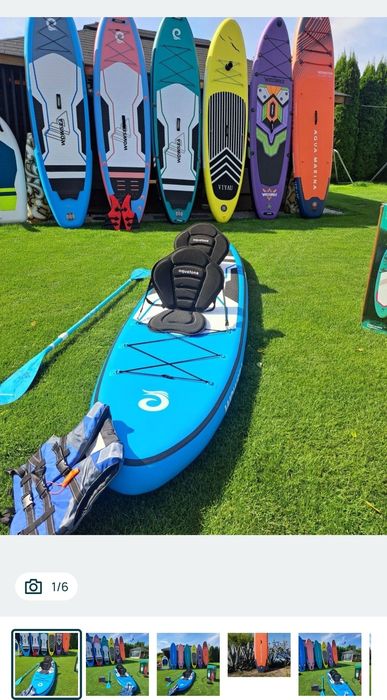 Deska SUP 230KG 355CM MEGA WYPRZEDAŻ 2026 Komplet z akcesoriami