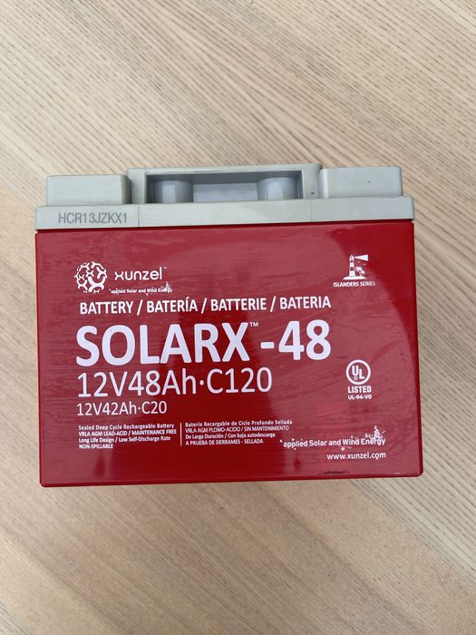 Pack Potente: Bateria SOLARX-48 + Inversor 12V/220V