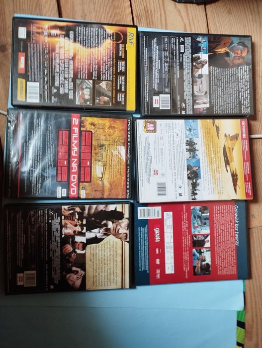 DVD zestaw filmów 6 szt