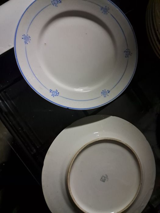 Dois pratos de sobremesa