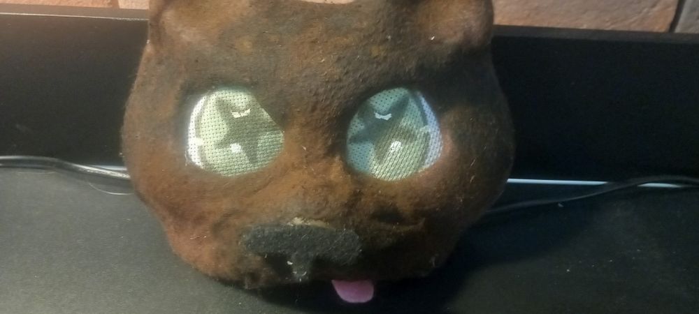 Maska therian furry niedźwiedź kot mask