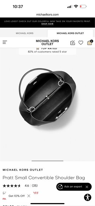 Сумка Michael Kors pratt small