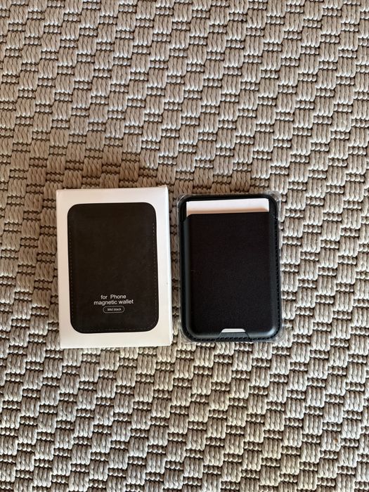 Carteira Magnética MagSafe para iPhone - Castanho e Preto