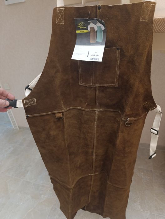 Фартук сварщика спилковый