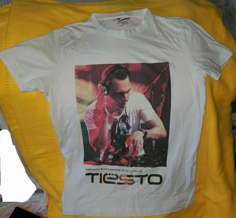 футболка  tiesto armani exchange с рисунком принт