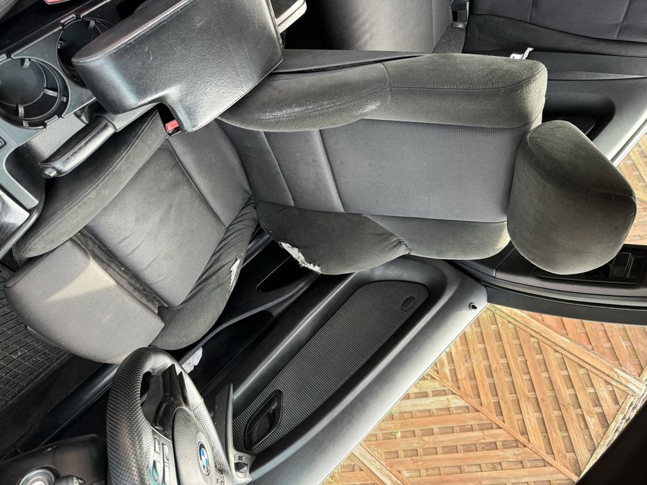 Wnętrze fotele kanapa M-pakiet BMW E46 Compact alkantra
