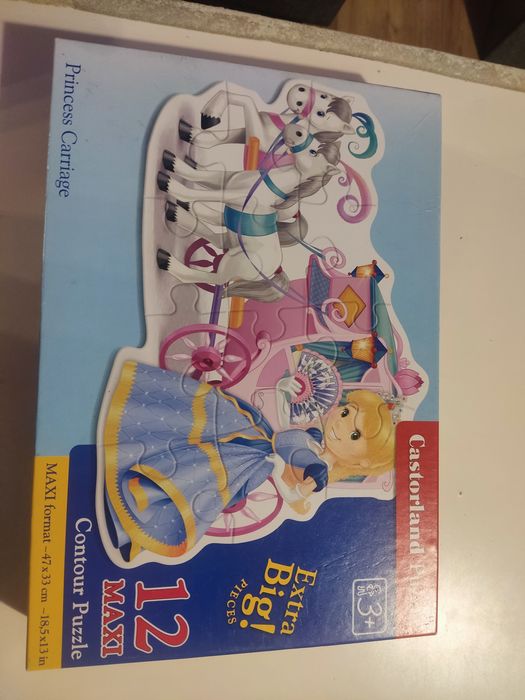Puzzle księżniczki 12 extra big castorland