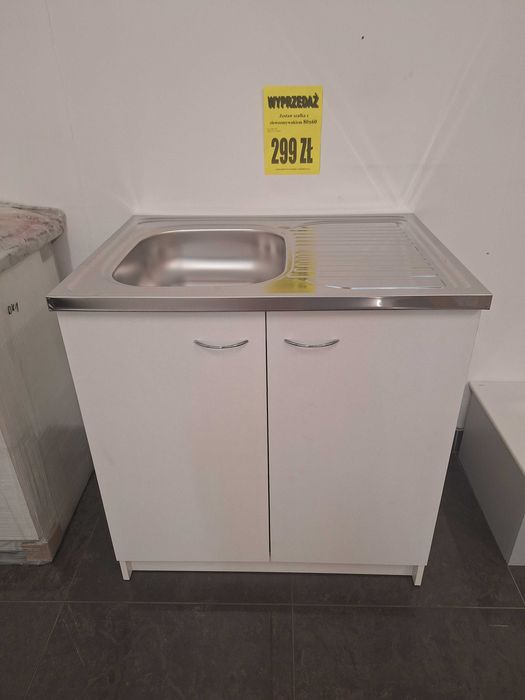 Szafka zlewozmywakowa 80x60 + zlewozmywak
