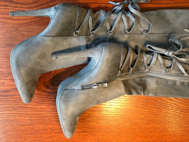 kozaczki zamszowe nowe piękne wiązanie