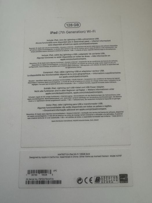 Ipad 128gb 7th wifi