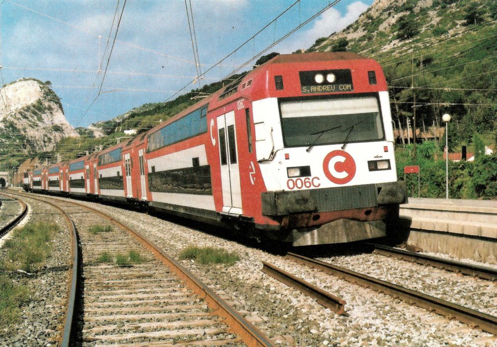 8 postais comboios