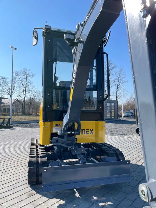 NEX N18 silnik KUBOTA minikoparka 3 łyżki szybko i złącze hydrauliczne