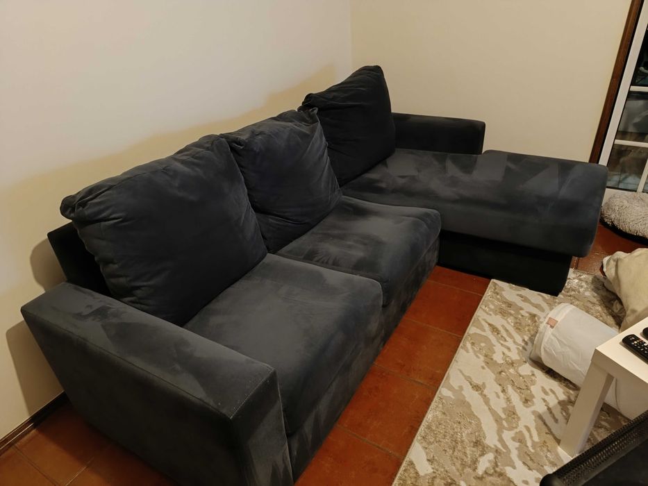 Sofá com chaise loung