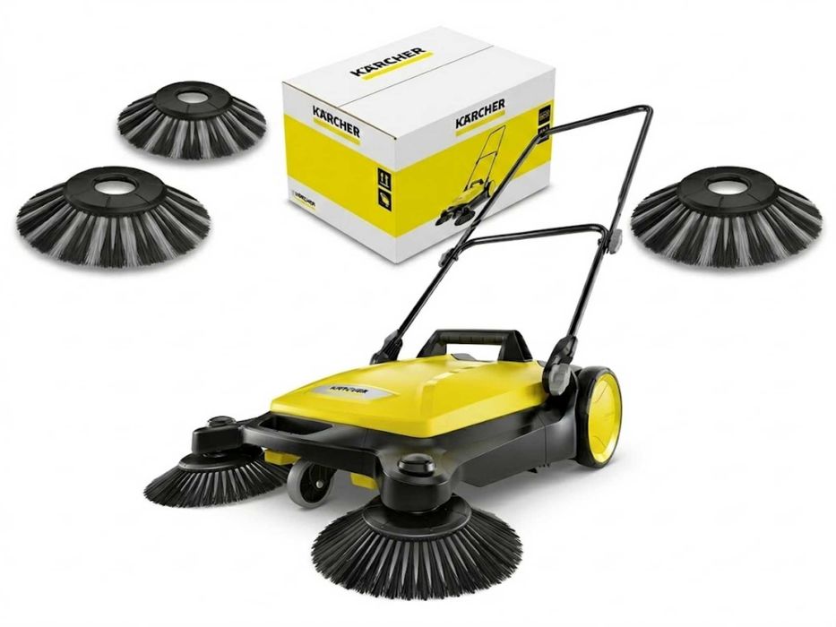 Karcher S4 Twin Zamiatarka Do Podjazdu 4 Szczotki ZESTAW