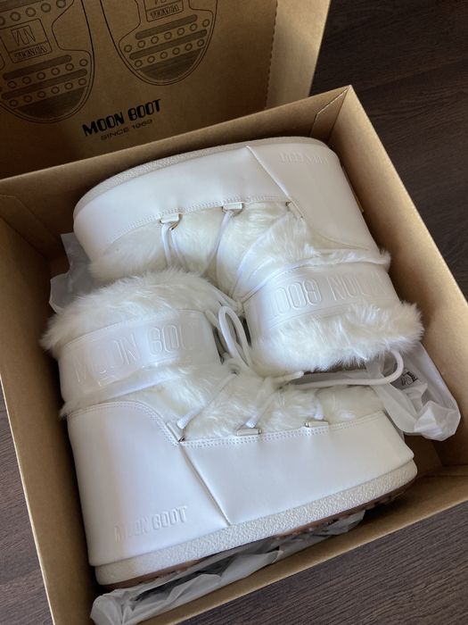 Оригінал Зимові чоботи Moon Boot MB ICON LOW FAUX FUR