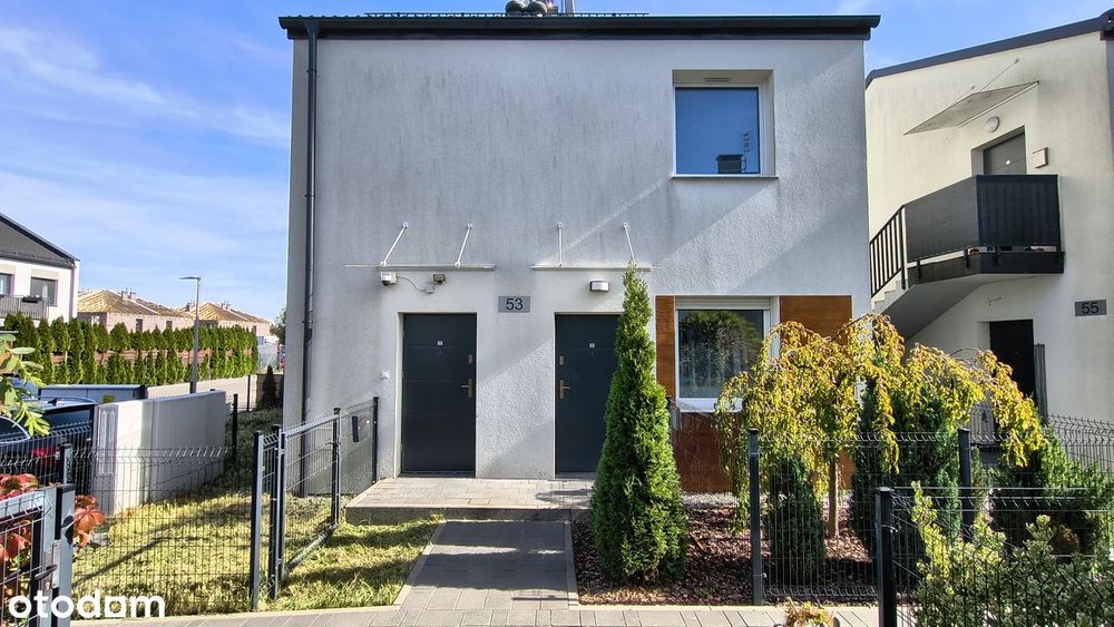 Kiełczów / 58m² / 3 pokoje/2 prywatne m.parking/Ogród 63m²/Monitoring