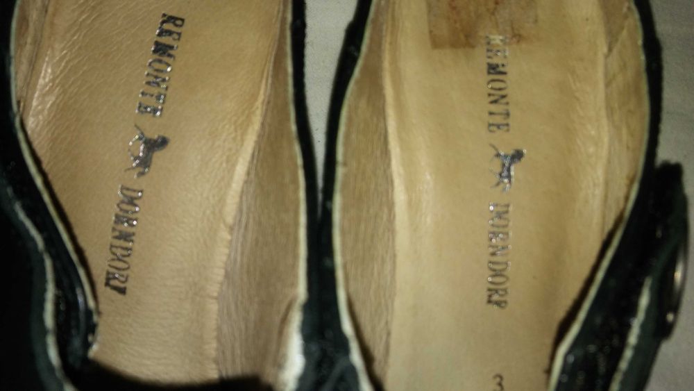 Remonte klapki roz. 36 - dł. wkł. 23 cm- skóra - stan bdb
