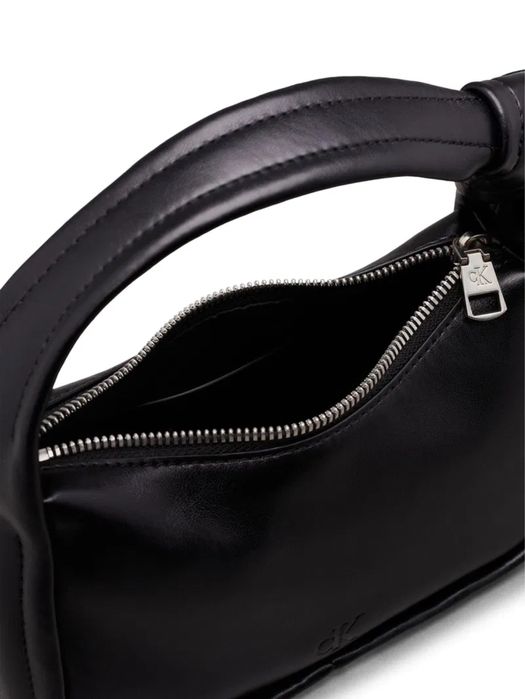 Сумка calvin klein, чорна сумка calvin klein, knotted mini shoulder