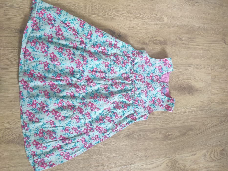 Sukienka Lupilu 110/116 kwiaty lato