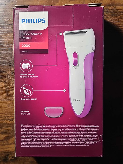 PHILIPS Ladyshave HP6341/00
Golarki - Głowicowe, posiadająca
