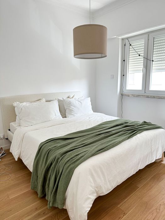 Cama Dyla Kave Home Bege (160x200) – Estilo Nórdico