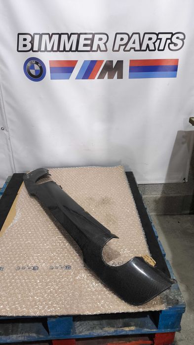 Difusor Para-choques BMW Serie 3 (E90/E91) Dupla Saída Pack M em Carbono