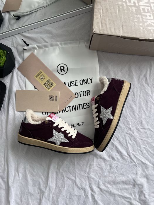 Кеди на меху Голден Гуси/ Кросівки Golden Goose/ Moon Boot/ Утеплені