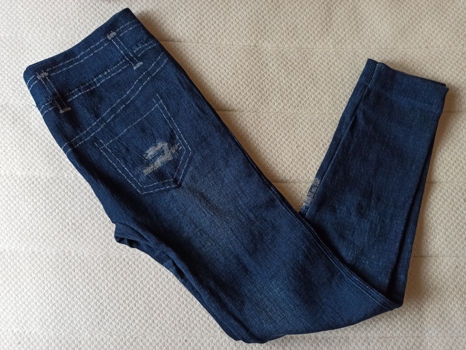 Nowe legginsy dziewczęce rozm. 98/104